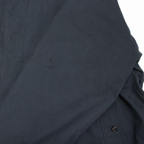 LE エルイー 21AW C/P ギャバ バルカラーコート 2 ネイビー