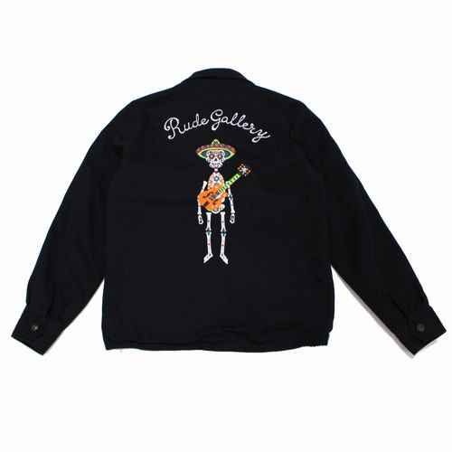 RUDE GALLERY ルード ギャラリー 19SS MARIACHI SWING TOP ジップブルゾン 2 ブラック -  ブランド古着買取・販売unstitchオンラインショップ