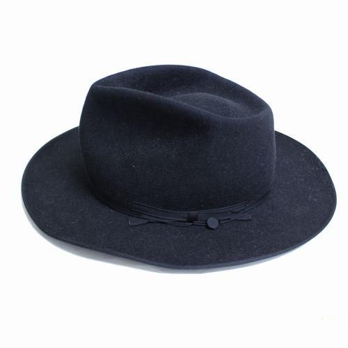 THE FAT HATTER ザ ファットハッター JOHNNY-LOW ハット 60 ブラック -  ブランド古着買取・販売unstitchオンラインショップ