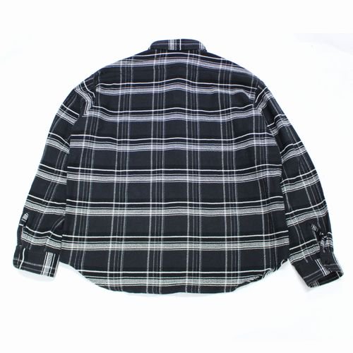 UNUSED アンユーズド 18AW COTTON ZIP CHECK SHIRTS