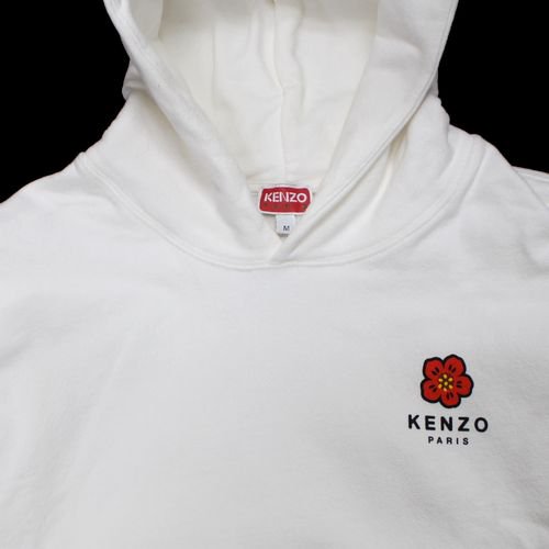 KENZO ケンゾー 22SS Boke Flower パーカー M ホワイト - ブランド古着買取・販売unstitchオンラインショップ