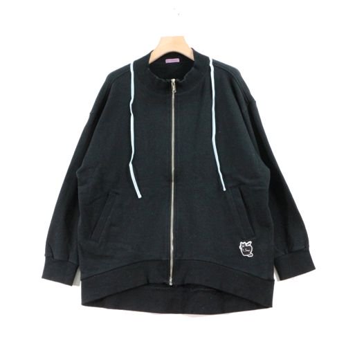 Sue UNDERCOVER スーアンダーカバー 19SS リボン付裏毛ZIP