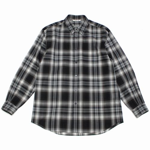 AURALEE オーラリー 21AW WOOL RECYCLED POLYESTER CLOTH SHIRTS ...