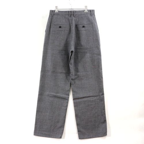 MATSUFUJI マツフジ 21AW WOOL FRONT POCKET TROUSERS ウールフロントポケットパンツ 2 グレー -  ブランド古着買取・販売unstitchオンラインショップ