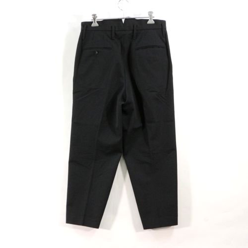 ESSAY エッセイ HIGH WAISTED SLACKS タックワイド スラックス パンツ 2 ブラック -  ブランド古着買取・販売unstitchオンラインショップ