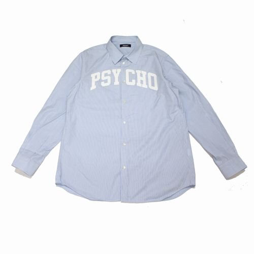 UNDERCOVER アンダーカバー 22AW PSYCHO ストライプ シャツ 4 ブルー