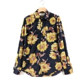 RUDE GALLERY �롼�ɥ����꡼ 17AW VELOUR SHIRT - FLOWER �ե� �٥�������� 2 �ͥ��ӡ�