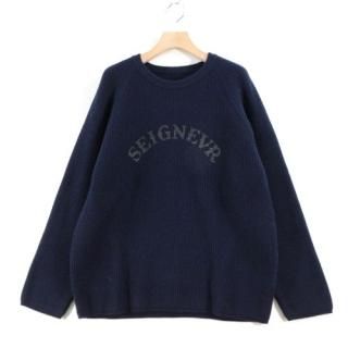 ESSAY �� crepuscule 17AW OVERSIZED RIB KNIT �˥å� S �ͥ��ӡ�