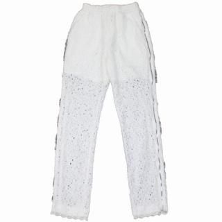 SIIILON �������� 21SS Foreigner pants �졼�� �ѥ�� F �ۥ磻��