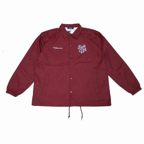 UNDERCOVER アンダーカバー 22AW VERDY COACH JACKET Girls Don't Cry コーチジャケット XL ボルドー  - ブランド古着買取・販売unstitchオンラインショップ