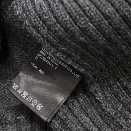 UNDERCOVER アンダーカバー 22AW KNIT PO THIRD EYE ニット 5 チャコール -  ブランド古着買取・販売unstitchオンラインショップ