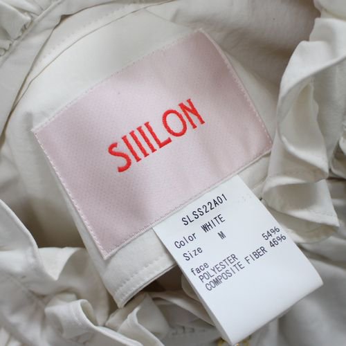 SIIILON シーロン 22SS Ruffled shirt collar ラッフルシャツカラー 襟 ...
