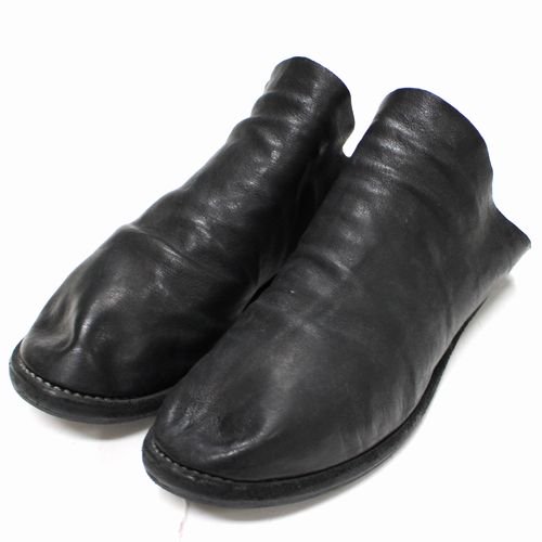 GUIDI グイディ E29 KANGAROO FULL GRAIN UNLINED レザーミュール シューズ 38 ブラック -  ブランド古着買取・販売unstitchオンラインショップ