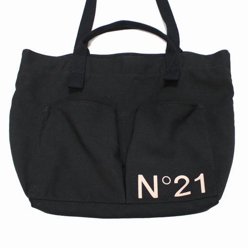 N21【新品・未使用】N°21 ヌメロヴェントゥーノ 2wayトートバッグ ブラック
