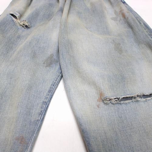 ANCELLM アンセルム 21AW AGING DENIM EASY SLACKS デニムパンツ ANCELLM アンセルム 21AW AGING DENIM EASY SLACKS デニムパンツ