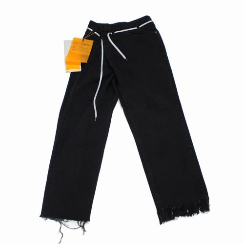 MAISONEUREKA メゾンエウレカ 017 VINTAGE REWORK BIGGY PANTS デニムパンツ S ブラック -  ブランド古着買取・販売unstitchオンラインショップ