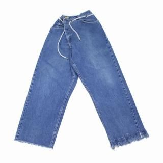 MAISONEUREKA �᥾�󥨥��쥫 017 VINTAGE REWORK BIGGY PANTS �ǥ˥�ѥ�� S �֥롼