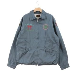 ơ顼 TAILOR TOYO Mid 1960s Style Cotton Okinawa Jumper RYUKYU MAP 쥸ѡ ٥ȥ