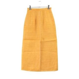 AURALEE ꡼ 20SS LINEN DOUBLE FACE FRINGE SKIRT ֥ͥեե󥸥 0