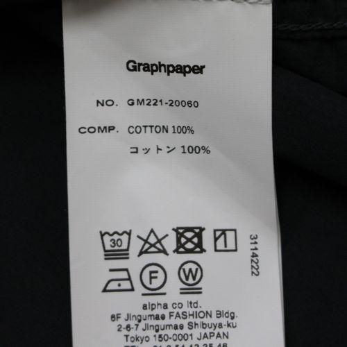 Graphpaper グラフペーパー 22SS Garment Dyed Poplin Oversized