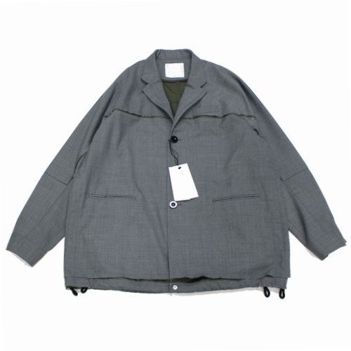 sacai サカイ 22AW Suiting Jacket ジャケット 3 グレー - ブランド 