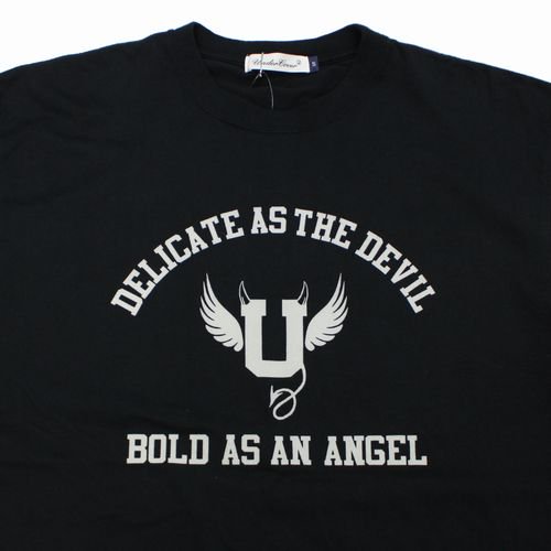 UNDERCOVER アンダーカバー 22AW TEE DEVILu0026ANGEL - flocky Tシャツ 5 ブラック -  ブランド古着買取・販売unstitchオンラインショップ