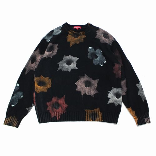 Supreme シュプリーム 22SS Nate Lowman Sweater ネイトローマン ニット L ブラック -  ブランド古着買取・販売unstitchオンラインショップ