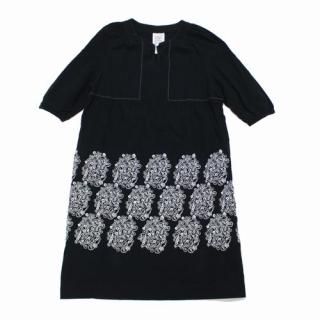 ミナペルホネン laundry*sometimes luckyスカート*38 黒 ミナ