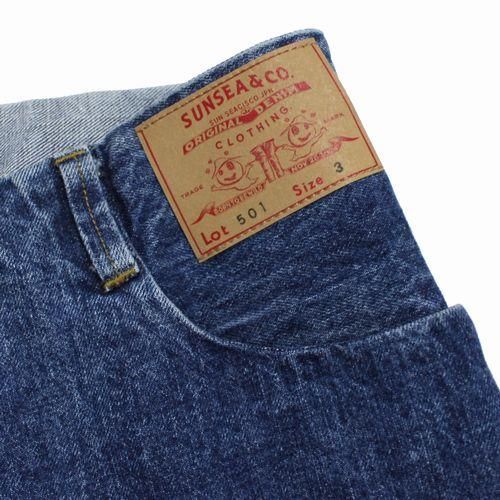 SUNSEA サンシー 22SS ALTANATING DENIM デニムパンツ 3 インディゴ ...