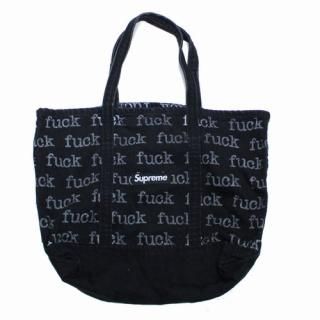 Supreme 13SS Fuck Denim Tote �ǥ˥� �ȡ��ȥХå� �֥�å�