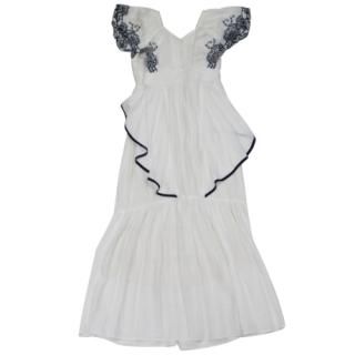 Herlipto �ϡ���åץƥ� 22SS Angel Sleeve Dress ���ԡ��� S �ۥ磻��