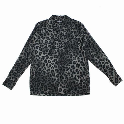 RUDEGALLERY ルードギャラリー 22SS LEOPARD OPEN COLLAR SHIRT 