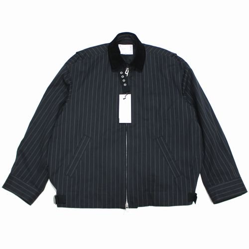 オーラリーグラフペーパーgsacai 23ss chalk stripe jacket