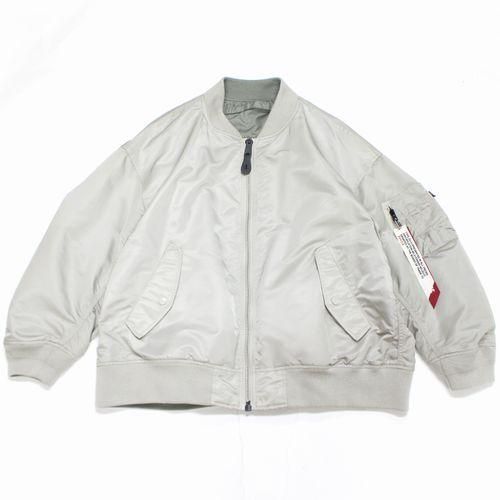 ZUCCA × ALPHA INDUSTRIES 22SS MA-1 ジャケット M グレー