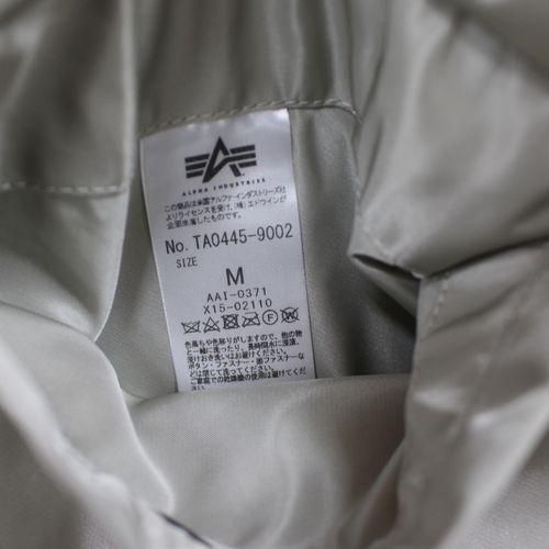 ZUCCA × ALPHA INDUSTRIES 22SS MA-1 ジャケット M グレー