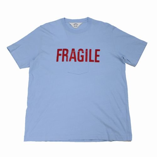 SUNSEA サンシー 22SS FRAGILE POCKET-T ポケットTシャツ 3 ブルー -  ブランド古着買取・販売unstitchオンラインショップ