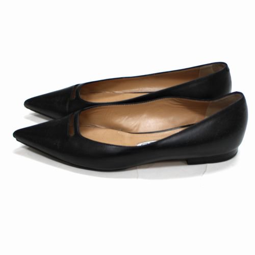 PELLICO ペリーコ ANELLI FLAT フラット パンプス 36 1/2 ブラック -  ブランド古着買取・販売unstitchオンラインショップ