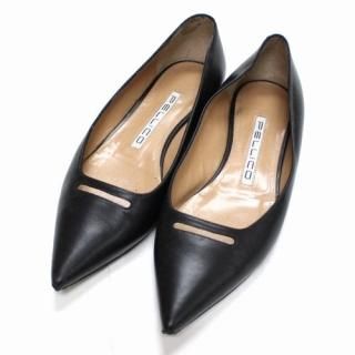 PELLICO �ڥ꡼�� ANELLI FLAT �ե�å� �ѥ�ץ� 36 1/2 �֥�å�