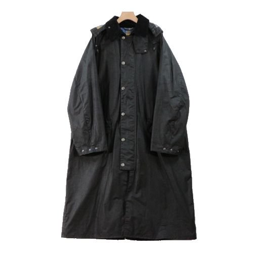 Barbour × UNUSED for BEAUTY&YOUTH 20AW Burghley Riding Coat コート 40 ブラック -  ブランド古着買取・販売unstitchオンラインショップ