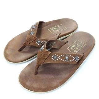 ISLAND SLIPPER ɥå Men's Suede Thong ɥå 9 ֥饦