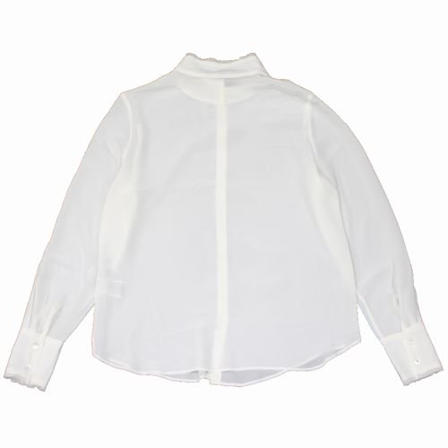 humoresque ユーモレスク 22AW highneck frill shirt ハイネックフリル