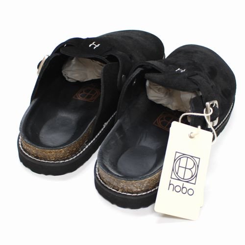 hobo ホーボー 22AW SLIP ON CLOG SANDALS COW SUEDE サンダル 43