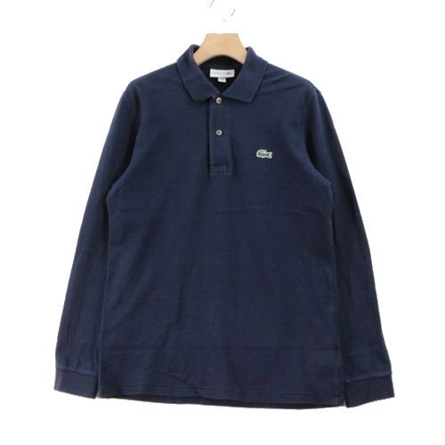 LACOSTE ラコステ オリジナルフィット 長袖 ポロシャツ 3 ネイビー