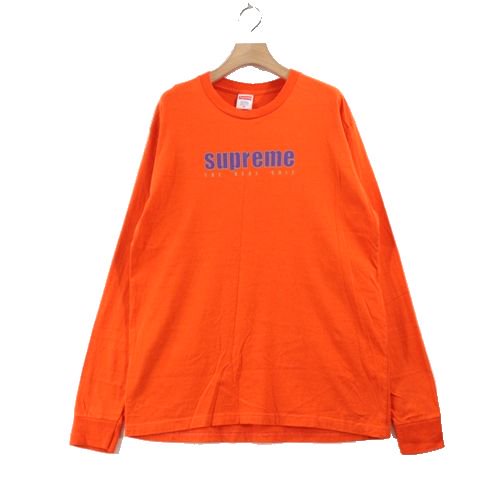 Supreme シュプリーム 19SS THE REAL SHIT L/S TEE ロンT カットソー M