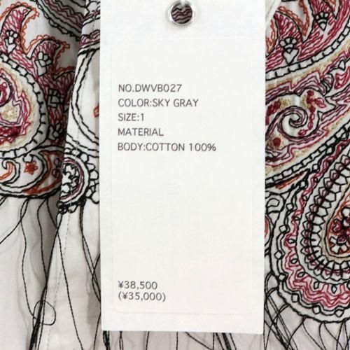 DIGAWEL ディガウェル 22AW Shirt (generic)3 paisley