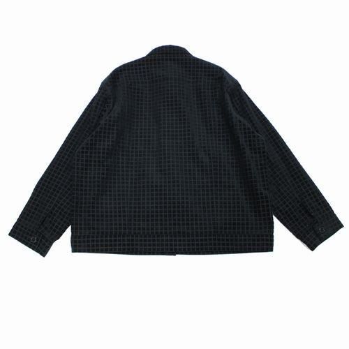 ジャケット・アウター GRID CORDUROY LONG JACKET reverberate GRID CORDUROY LONG JACKET reverberate