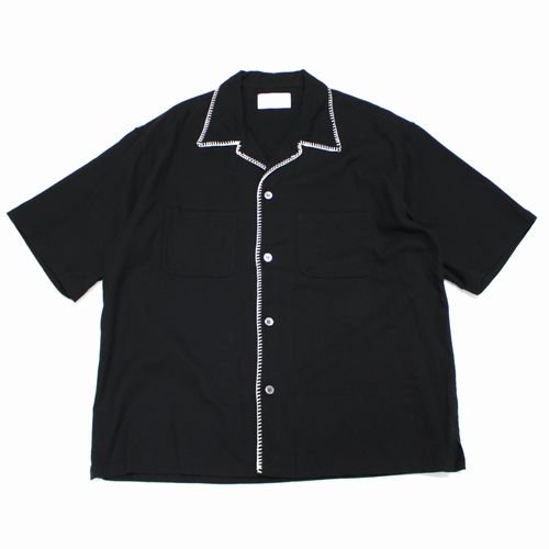 UNUSED アンユーズド 23SS Short Sleeve Open Collar Shirt オープン 