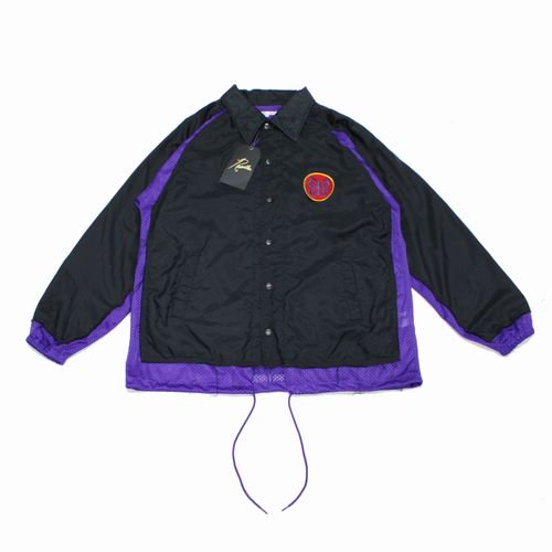 RebuildbyNeedles リビルドバイニードルス 23SS Coach Jacket Covered Jacket コーチジャケット L  ブラック - ブランド古着買取・販売unstitchオンラインショップ