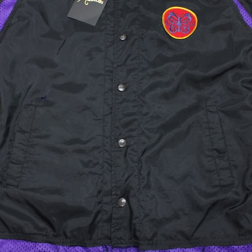 RebuildbyNeedles リビルドバイニードルス 23SS Coach Jacket Covered Jacket コーチジャケット L  ブラック - ブランド古着買取・販売unstitchオンラインショップ