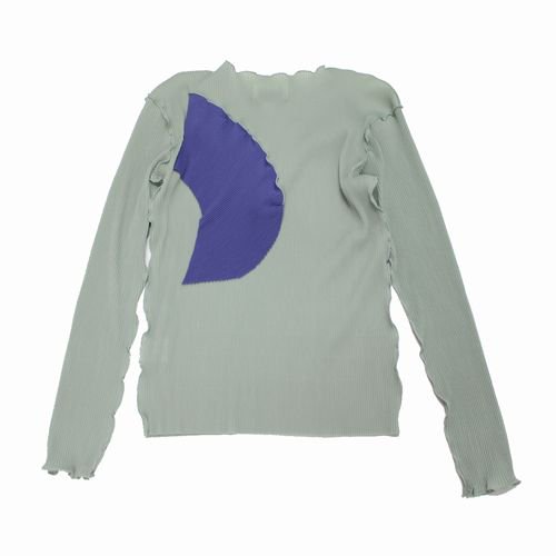 todo kotoha yokozawa トゥードゥー コトハ ヨコザワ 2022 Long sleeve top プリーツ カットソー F ミント  - ブランド古着買取・販売unstitchオンラインショップ